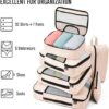 Veken 8 Set Packing Cubes for Travel, Gifts for Women Mom, Carry on Suitcase Organizer Bags for Luggage with Hanging Toiletry Bag and Shoe Bag, Travel Essentials Travel Accessories for Cruise Ship - Image 5
