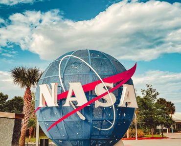 Family touring NASA’s Kennedy Space Center Orlando